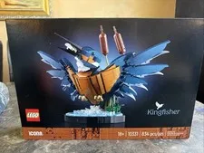 NEW SEALED LEGO Icons 10331 Kingfisher Bird Botanical Collection 834 pcs