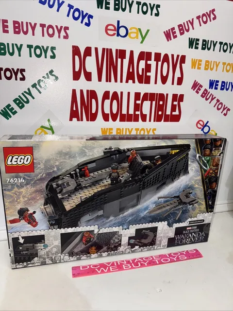 Lego Marvel 76214 Black Panther War on the Water NEW Wakanda Forever Sealed 🔥