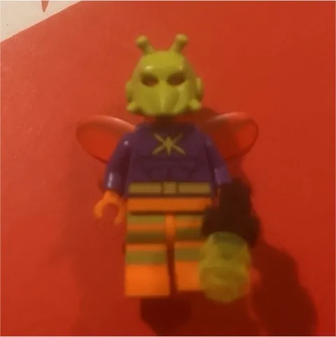 LEGO Killer Moth mini-figure •LEGO BATMAN• dual face; transparent wings RARE