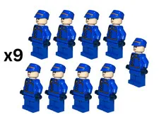 LEGO Star Wars Pre-Mor Security Deputy Inspector Syril Karn Minifigure Lot of 9
