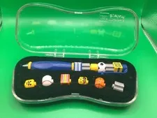 Lego Writing System Sports Pen Set #1519 Baseball Basketball Soccer With Case
