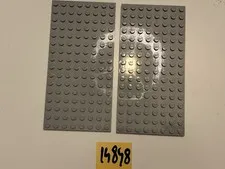 Lego Parts Lot Grey Plates
