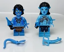 LEGO Avatar Minifigures Neytiri & Neteyam Lo'ak Figures with Extra Tails Lot