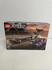 LEGO 76904 SPEED CHAMPIONS Mopar Dodge Top Fuel Dragster + 1970 Dodge Challenger