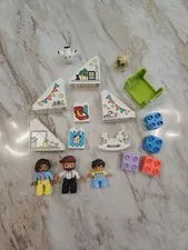 Vintage Duplo Furniture & Accessory  With People Lot