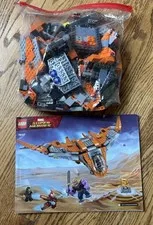 LEGO Marvel Thanos Ultimate Battle 76107 and 76102 as shown