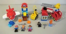 Lego Duplo Lot 10590 Airport 10592 Firetruck