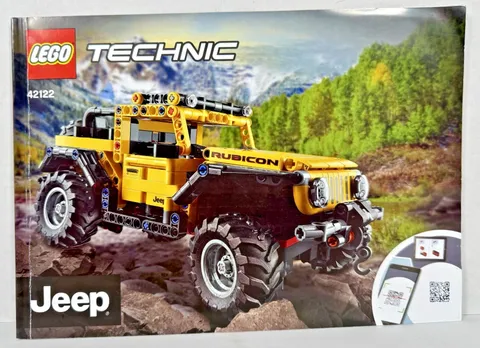 LEGO 42122 Technic Jeep Wrangler Instructions MANUAL ONLY