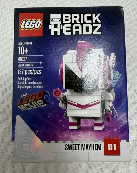LEGO 41637 Sweet Mayhem BrickHeadz #4732/5000 LEGO Movie 2 NEW & Sealed
