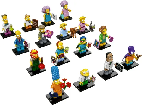 Lego 71009 The Simpsons Series 2 Complete Set of 16 Minifigures (Unassembled)
