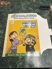 Book and Bricks Brixie and Fig Book 2 Great Pyramid Puzzle STEM LEGO Compatible