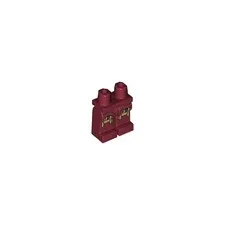 LEGO Hips and Legs with Iron Man Gold Knee Plates Pattern 2 inv.654