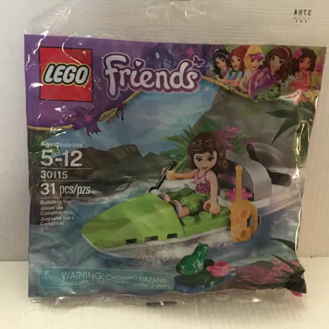 NEW Lego Friends Olivia Jungle Boat Polybag Set #30115 - 31 Pieces
