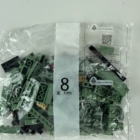 Retired LEGO Green Bricks And Blocks Sealed Parts Bag 8 2017 Building Pieces Lot