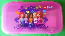 LEGO FRIENDS PINK MINIFIGURE & ACCESSORY STORAGE CLUTCH - 2012