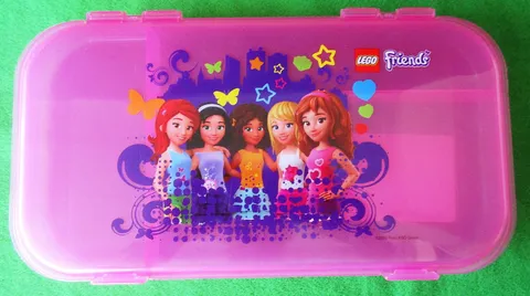 LEGO FRIENDS PINK MINIFIGURE & ACCESSORY STORAGE CLUTCH - 2012