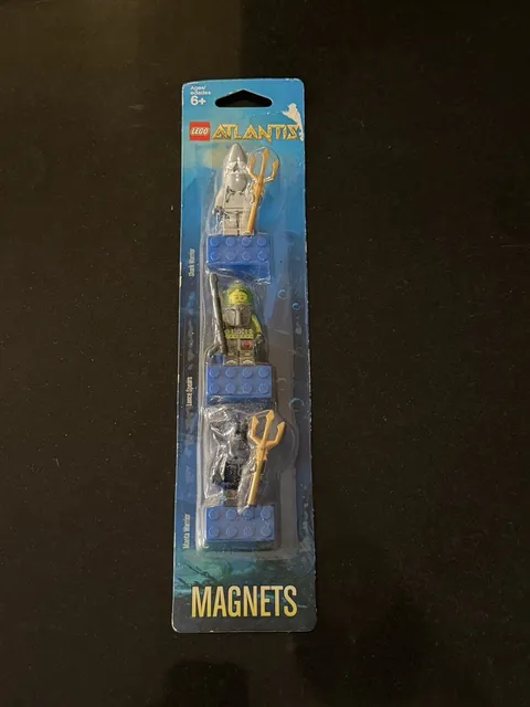 LEGO Atlantis Magnets Shark Warrior Lance Spears Manta Warrior Magnet 852777