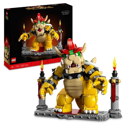 SEALED and RETIRED - MIGHTY BOWSER LEGO SET (71411) - Super Mario Nintendo