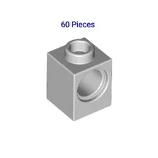 Lot of 60 Lego Dark Bluish Gray/Grey Bricks TECHNIC BRICK 1X1 4211535 Bulk