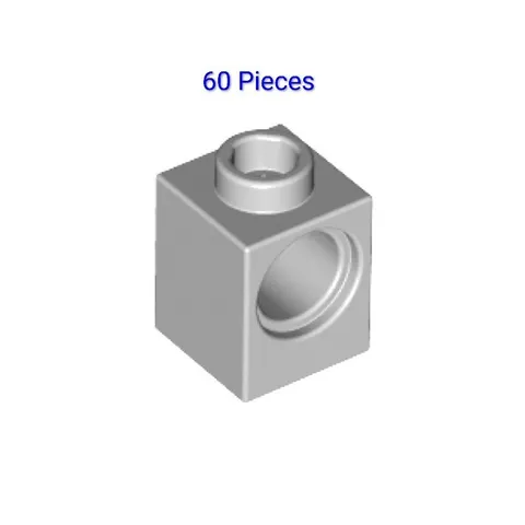 Lot of 60 Lego Dark Bluish Gray/Grey Bricks TECHNIC BRICK 1X1 4211535 Bulk