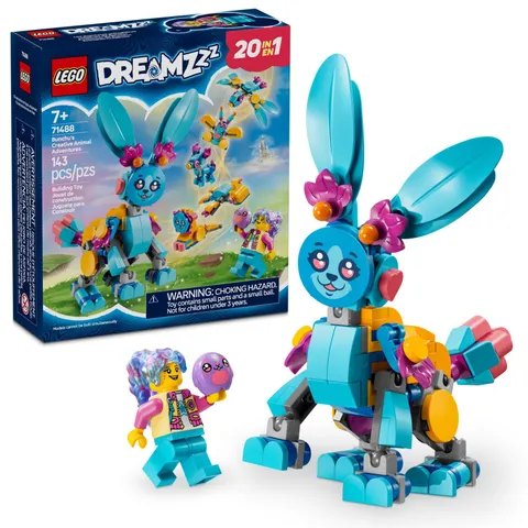 LEGO DREAMZzz Bunchu's Creative Animal Adventures - Fantasy Bunny Multicolor
