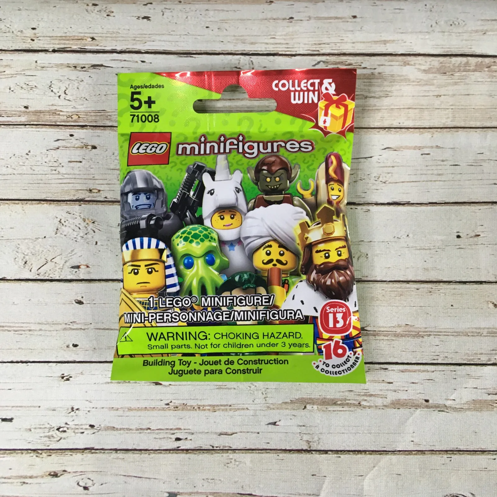 New Sealed Lego Minifigures Series 13 Hot Dog Man Guy Minifigure