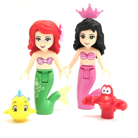 LEGO Disney Princess Little Mermaid Bundle Ariel Alana Flounder & Sebastian