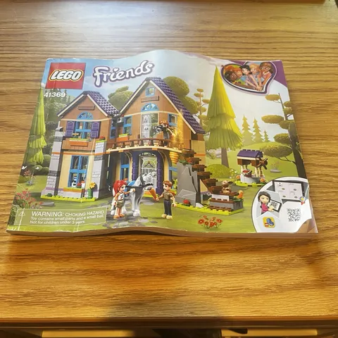 Lego Friends Mia’s House 41369 - Instruction Manual Only