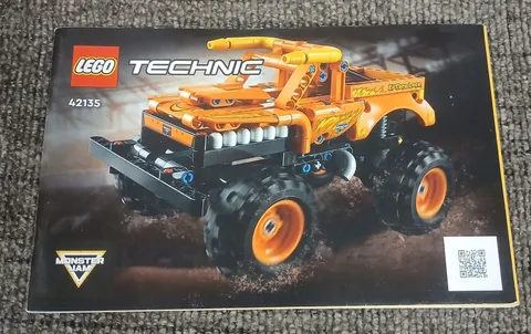 Lego Technic Manual Only 42135 Monster Jam El Toro Loco 