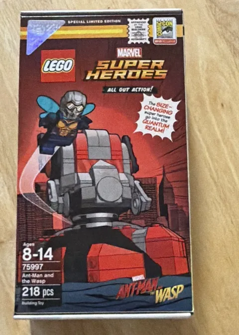 Rare LEGO Marvel Super Heroes Ant-Man and the Wasp 75997 SDCC 2018 218pcs