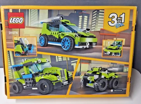 LEGO CREATOR 3-in-1 Rocket Rally Car 31074 241pcs Factory Sealed Box Damage 