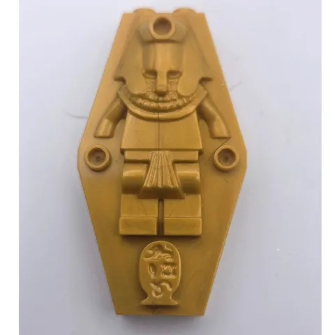LEGO Sarcophagus Lid Pearl Gold Good 30164 Lego Group Authentic Piece