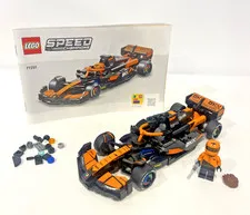 LEGO SPEED CHAMPIONS McLAREN F1 TEAM MCL38 COMPLETE BUILDING SET 77251 & BOOKLET
