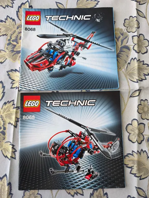 LEGO Technic Building Instructions 8068 Rescue Helicopter Booklet 2011