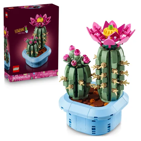 LEGO Botanicals Bloeiende Cactus – Kunstplant Bouwpakket voor Kinderen Met 2 Cac