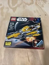 LEGO Star Wars: Anakin's Jedi Starfighter (7669) Rare Black Box US First Edition