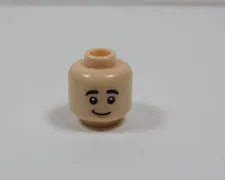 LEGO Male Boy Dual Sided Flesh Head Minifig Smile Mouth Open S4
