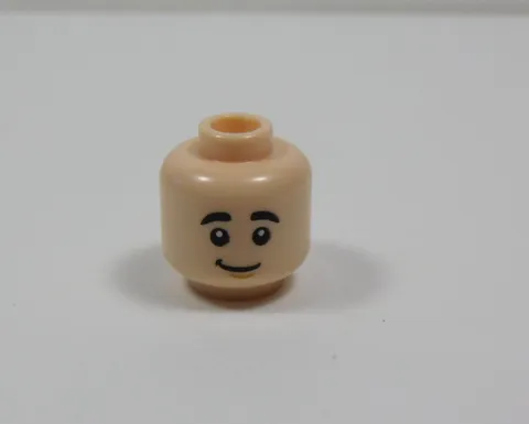 LEGO Male Boy Dual Sided Flesh Head Minifig Smile Mouth Open S4