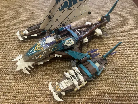 LEGO Ninjago Catamaran Sea Battle 71748 - Keeper's Battle Catamaran and Minifigs