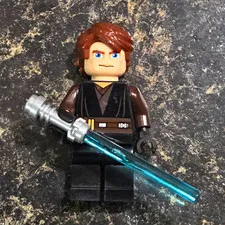 LEGO Star Wars Anakin Skywalker SW0317 Minifigure w/ Blue Lightsaber