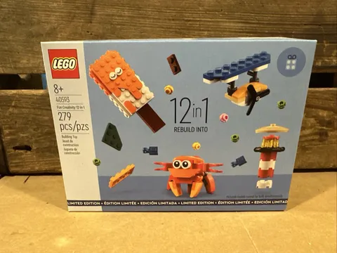 (LIGHT WEAR) New Sealed Lego 40593 In Store Exclusive Fun Creativity 12-in-1