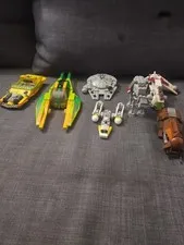 2002 RARE LEGO STAR WARS LOT BOUNTY HUNTER PURSUIT AND 2002 MINI SET NO MINIFIGS