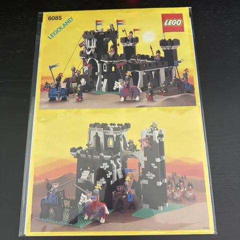 Lego Black Knights Monarch’s Castle 6085 Instruction Manual ONLY Good Condition
