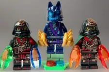 WARRIOR WOLF LEGO NINJAGO + TWINS KRUX ACRONIX