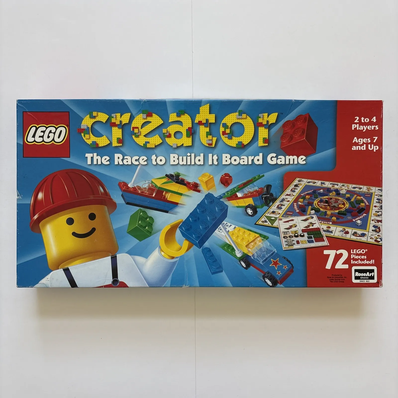 LEGO Creator The Race To Build It Board Game 100% Complete RoseArt 1999