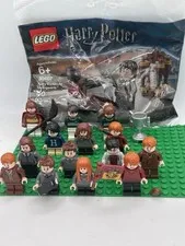LEGO Harry Potter 14 Minifigure Lot Gryffindor Quidditch Cup Hogwarts 30407