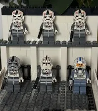 LEGO Star Wars Pilot Lot 6 SW0262 SW0177 SW0118 SW0265 Captain Jag