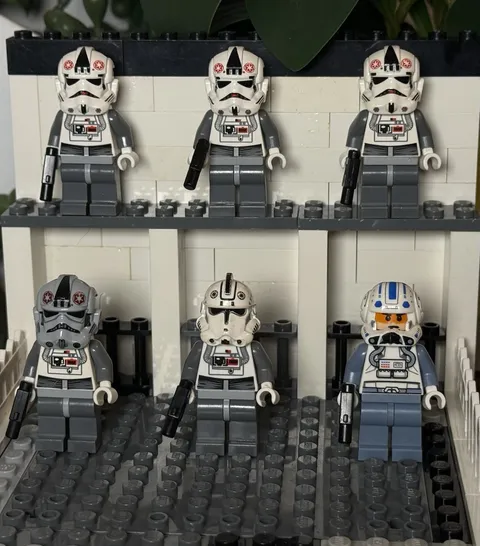 LEGO Star Wars Pilot Lot 6 SW0262 SW0177 SW0118 SW0265 Captain Jag