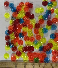 LEGO BULK LOT  of small disks TRANS INVERTED  RADAR DISH MIXED COLORS