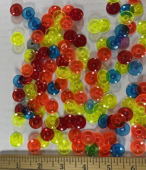 LEGO BULK LOT  of small disks TRANS INVERTED  RADAR DISH MIXED COLORS